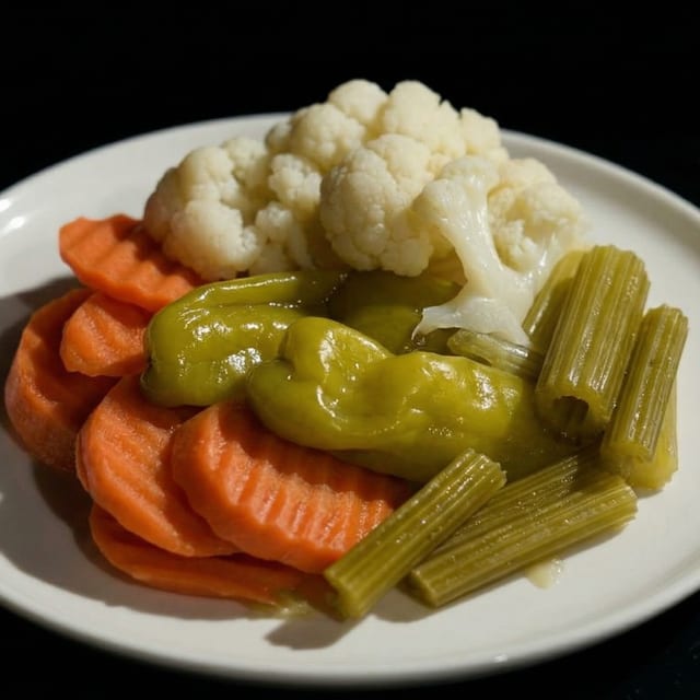 Small Side Assorted Pickles.